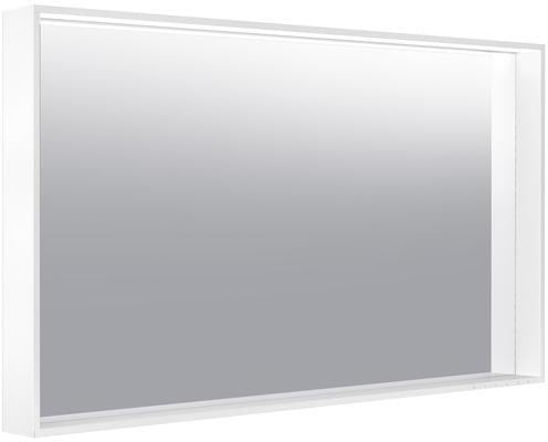 KEUCO X-Line Lichtspiegel 1200 mm mit Spiegelheizung, DALI, weiß – LED, Touch-Sensorik