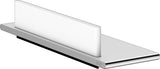 KEUCO Edition 400 Duschablage mit Glasabzieher, Aluminium silber-eloxiert, 328 mm