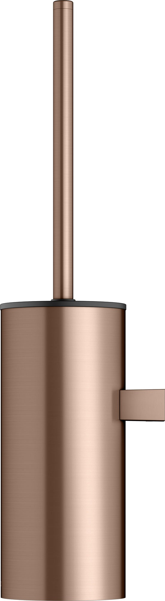 KEUCO Collection Moll Toilettenbürstengarnitur Wand verchromt/weiß – Wandmontage mit Deckel