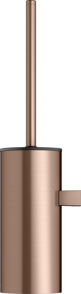 KEUCO Collection Moll Toilettenbürstengarnitur Wand verchromt/weiß – Wandmontage mit Deckel