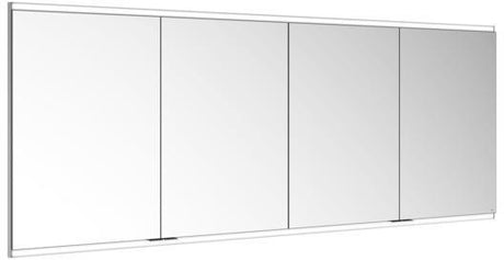 KEUCO Royal Modular 2.0 Spiegelschrank 2000 mm beleuchtet, Wandeinbau, silber-eloxiert