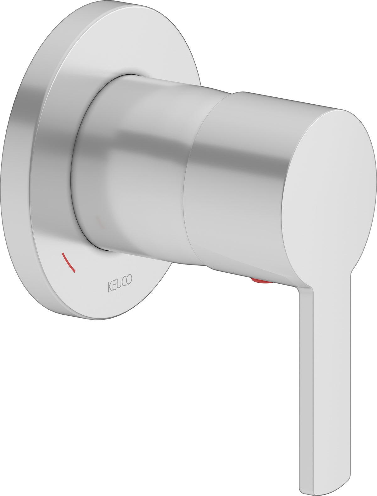 KEUCO Plan Blue Unterputz Einhebelmischer Aluminium-Finish – Fertigmontageset