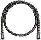 KEUCO Brauseschlauch 1250 mm Bronze gebürstet – Metall, beidseitig konische Mutter, verdrehgesichert