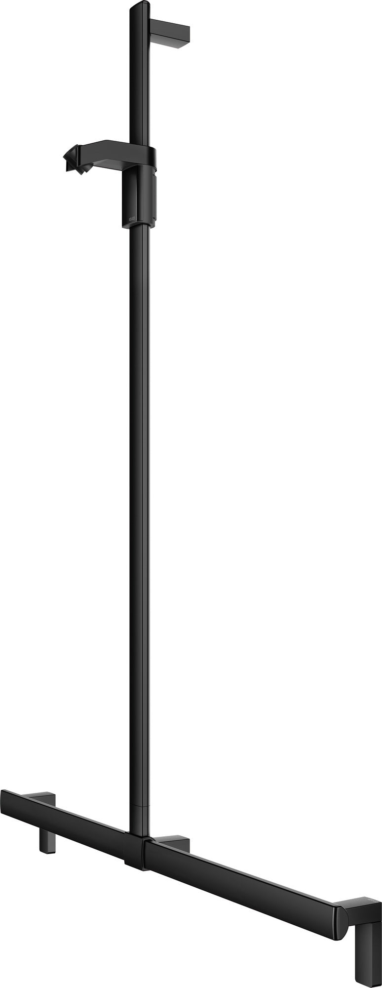 KEUCO Duschhandlauf AXESS 35014, silber-eloxiert, 1000/1301 mm, mit Brausestange