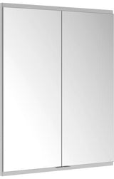 KEUCO Royal Modular 2.0 Spiegelschrank Wandeinbau 600 mm mit Steckdose und USB, silber-eloxiert