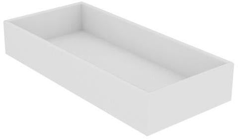 KEUCO Edition 11 Utensilienschale weiß 190 x 70 x 413 mm – verschiebbar, für alle Frontauszüge