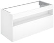 KEUCO STAGELINE Waschtischunterbau 1200 mm cashmere mit Auszug – Wandmontage, ESG-Front