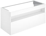 KEUCO STAGELINE Waschtischunterbau 1200 mm cashmere mit Auszug – Wandmontage, ESG-Front