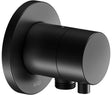 KEUCO IXMO Comfort Absperrventil UP DN15 mit Schlauchanschluss, rund schwarz matt