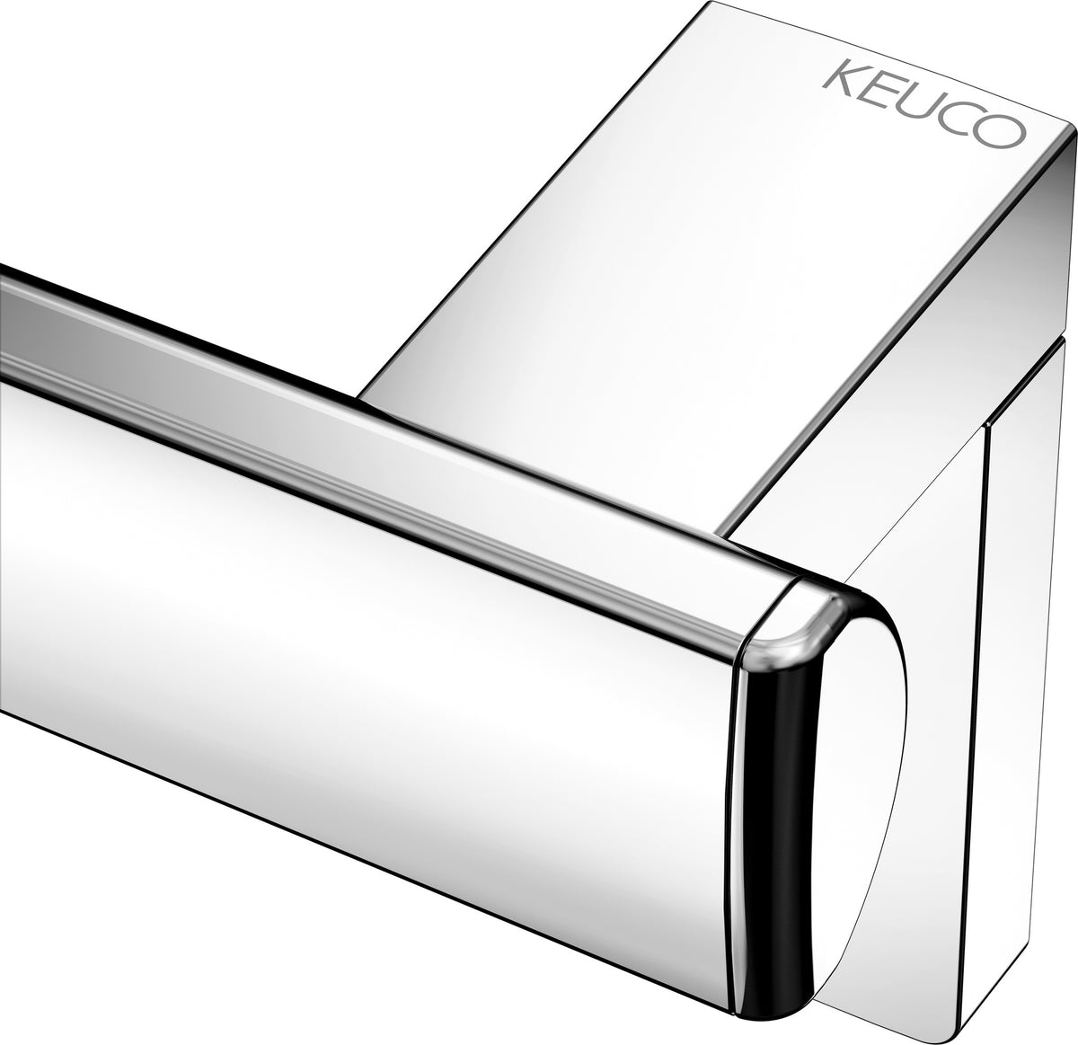 KEUCO AXESS Duschhandlauf 850 mm rechts mit Brausestange, silber-eloxiert