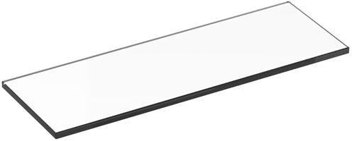 KEUCO Cristallin-Glasplatte Plan 14910, mattiert, ohne Grünkante, 220 x 100 mm