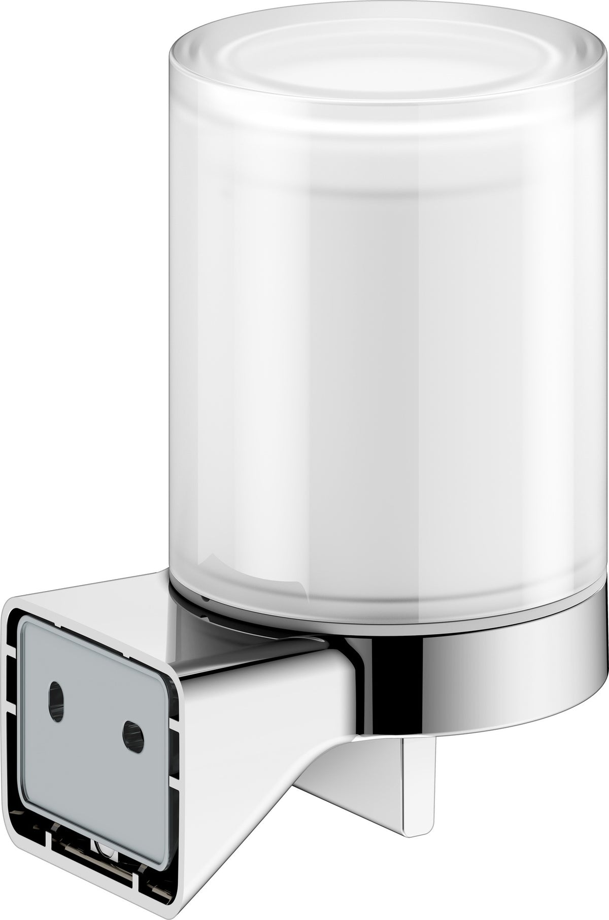 KEUCO Aveno Lotionspender verchromt mit Halter und Pumpe – Wandmontage