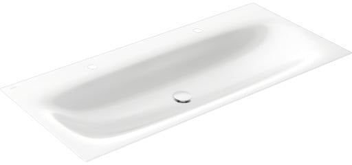 KEUCO Edition 11 Art Emaille-Waschtisch 806 mm mit 1-Loch-Bohrung in Weiß