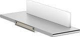 KEUCO Edition 400 Duschablage mit Glasabzieher, Aluminium silber-eloxiert, 328 mm