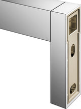 KEUCO Haltegriff Edition 90 Square 320 mm verchromt – Wandmontage, Belastbarkeit 115 kg
