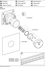 KEUCO IXMO Funktionseinheit 59551 für Einhebelmischer DN15 – mit Spüleinheit, G 1/2"