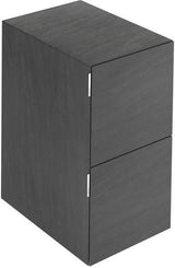 KEUCO Edition 11 Art Sideboard 400 mm mit 2 Auszügen und Beleuchtung – Weiß / Glas Weiß