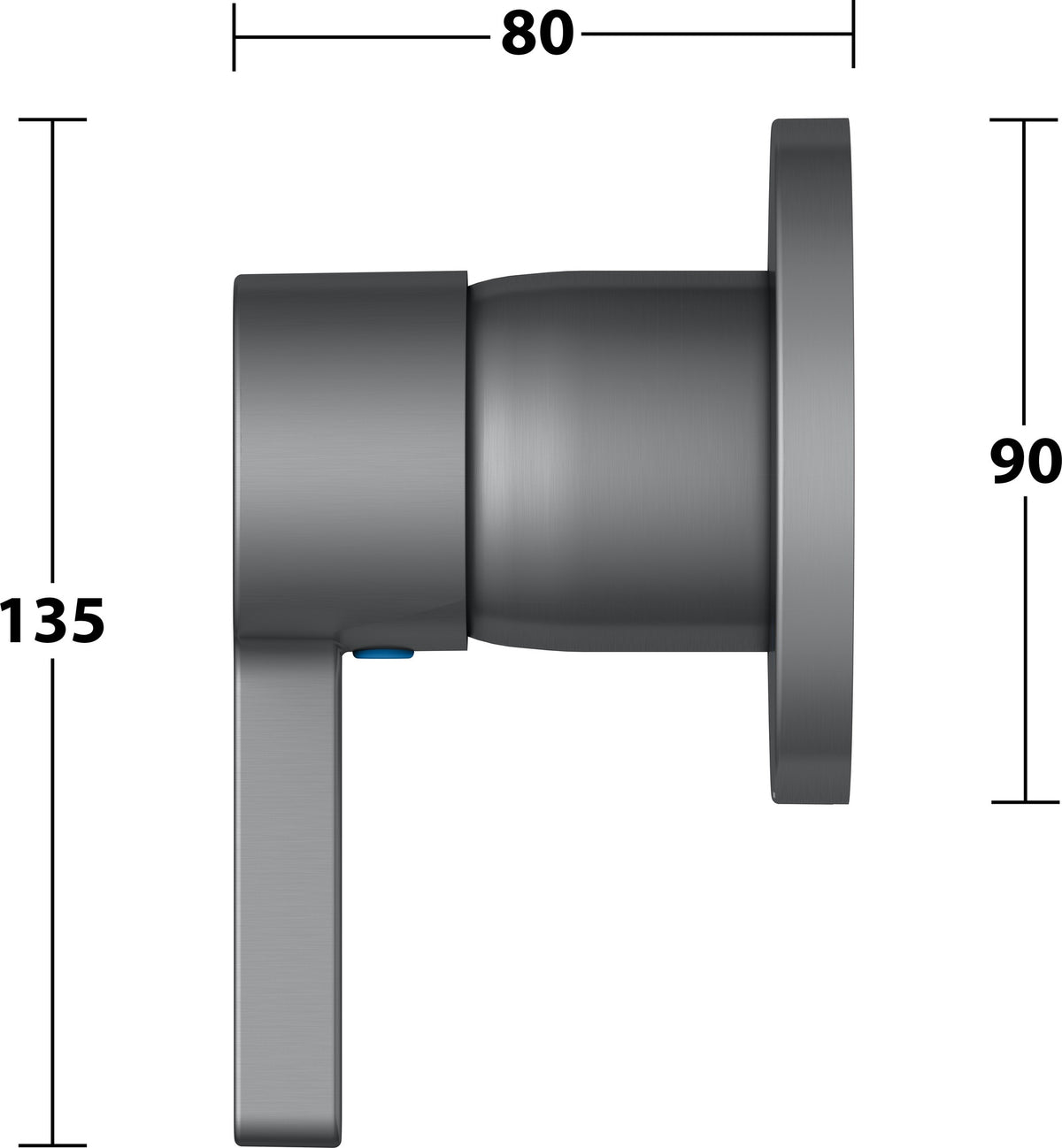 KEUCO Edition 400 Einhebelmischer Unterputz verchromt – Fertigmontageset mit Temperaturbegrenzung
