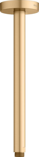 KEUCO Brausearm Elegance 51688, Deckenanschluss, 100 mm, verchromt – Rundes Design für die Deckenmontage