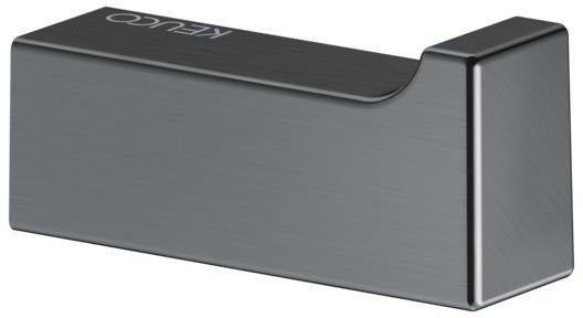 KEUCO Handtuchhaken Edition 11 11114 – Verchromter Einfachhaken, 47 mm, Wandmontage