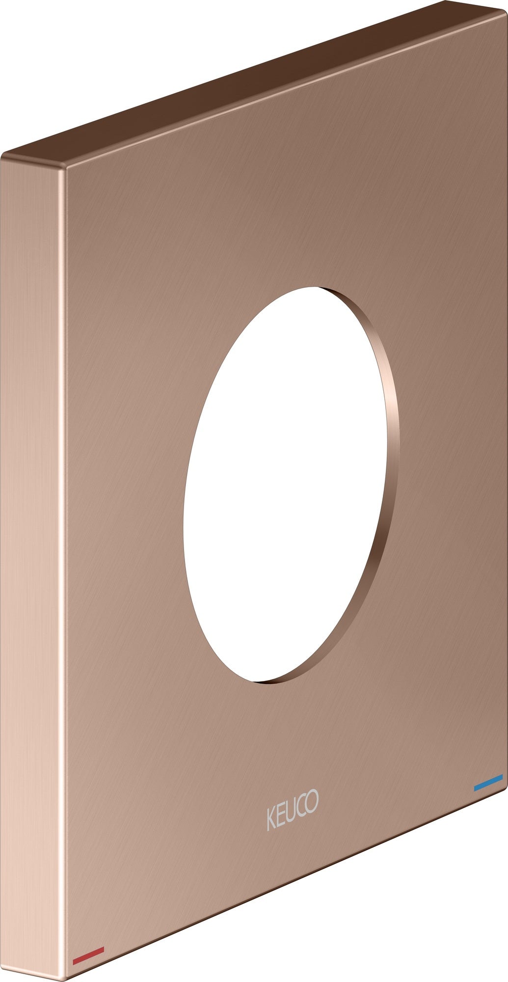 KEUCO IXMO Wandrosette EHM, rund, 105 mm, verchromt – Messing-Armaturenrosette