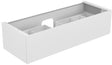 KEUCO Edition 11 Waschtischunterbau 1400 mm anthrazit Glas – 1 Auszug, Push-Open