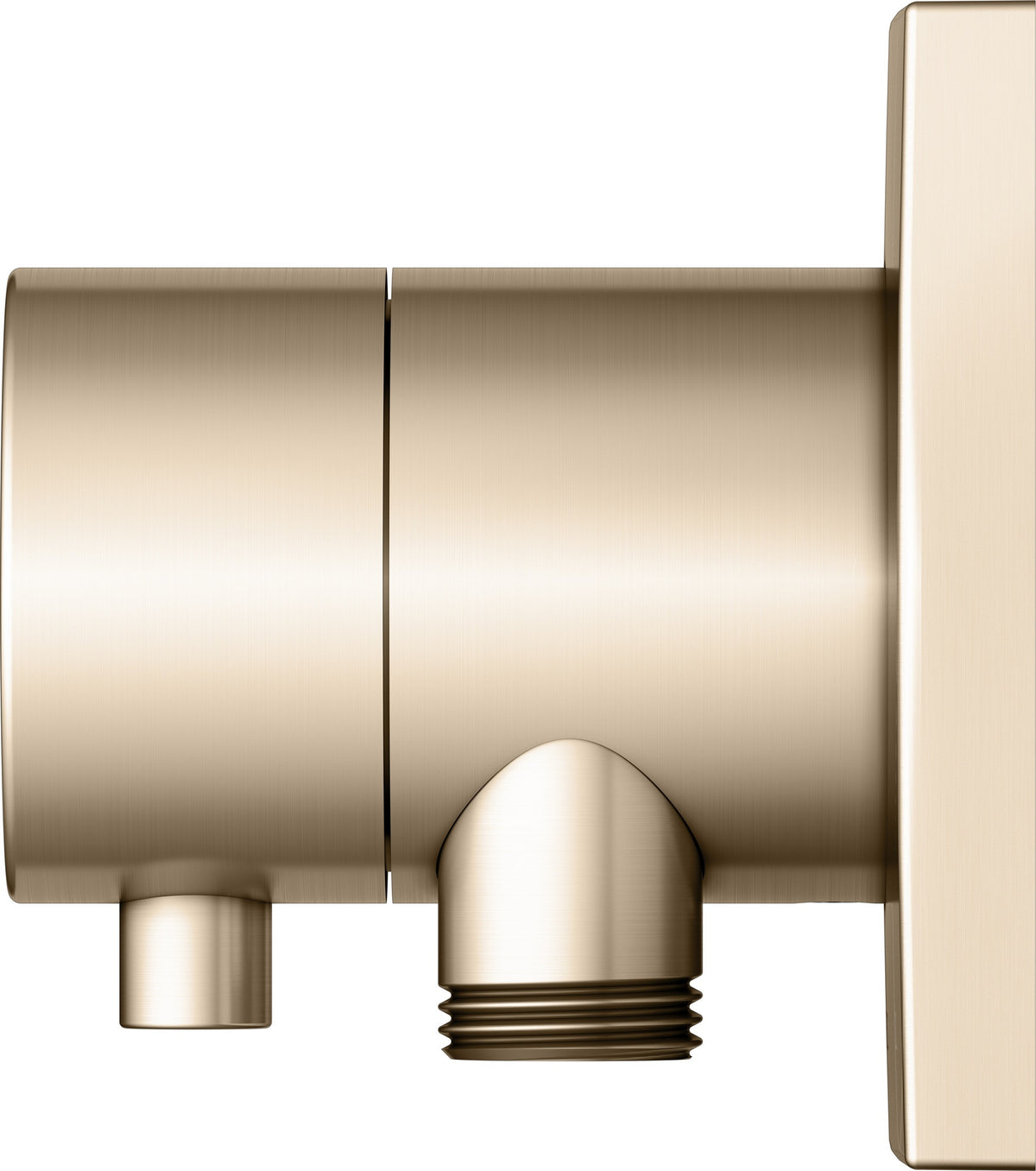 KEUCO IXMO Comfort 2-Wege Umstellventil eckig Bronze gebürstet mit Schlauchanschluss