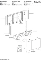 KEUCO SOMARIS Spiegelschrank Wandeinbau 1200 x 710 x 115 mm verspiegelt – Stilvolles Design
