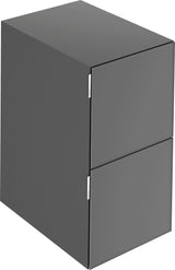KEUCO Edition 11 Art Sideboard 400 mm mit 2 Auszügen und Beleuchtung – Weiß / Glas Weiß