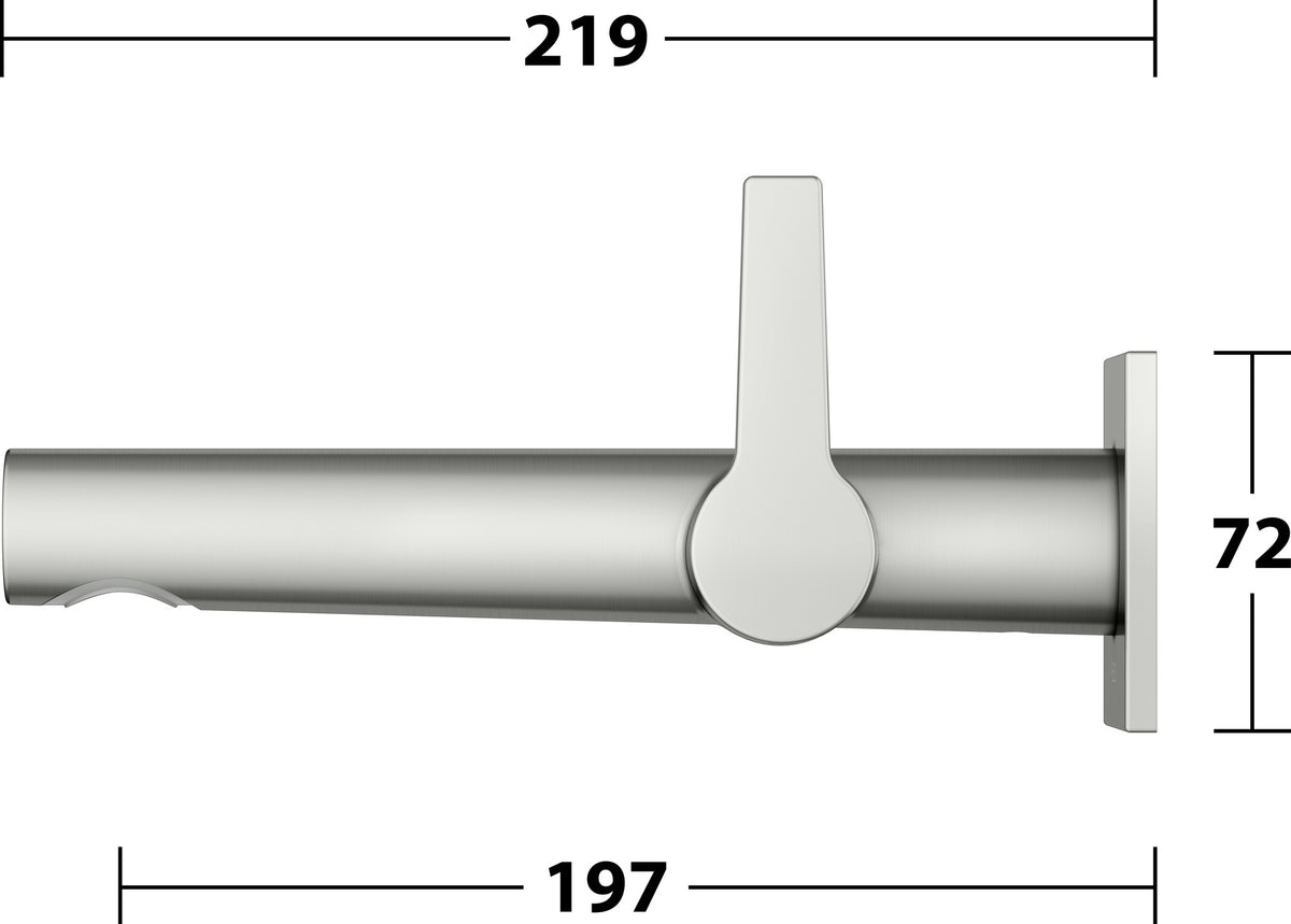 KEUCO Edition 11 Einhebel-Waschtischmischer UP Wandmontage verchromt