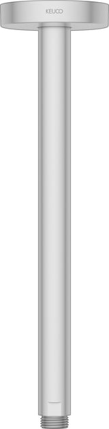 KEUCO Brausearm Elegance 51688, Deckenanschluss, 100 mm, verchromt – Rundes Design für die Deckenmontage
