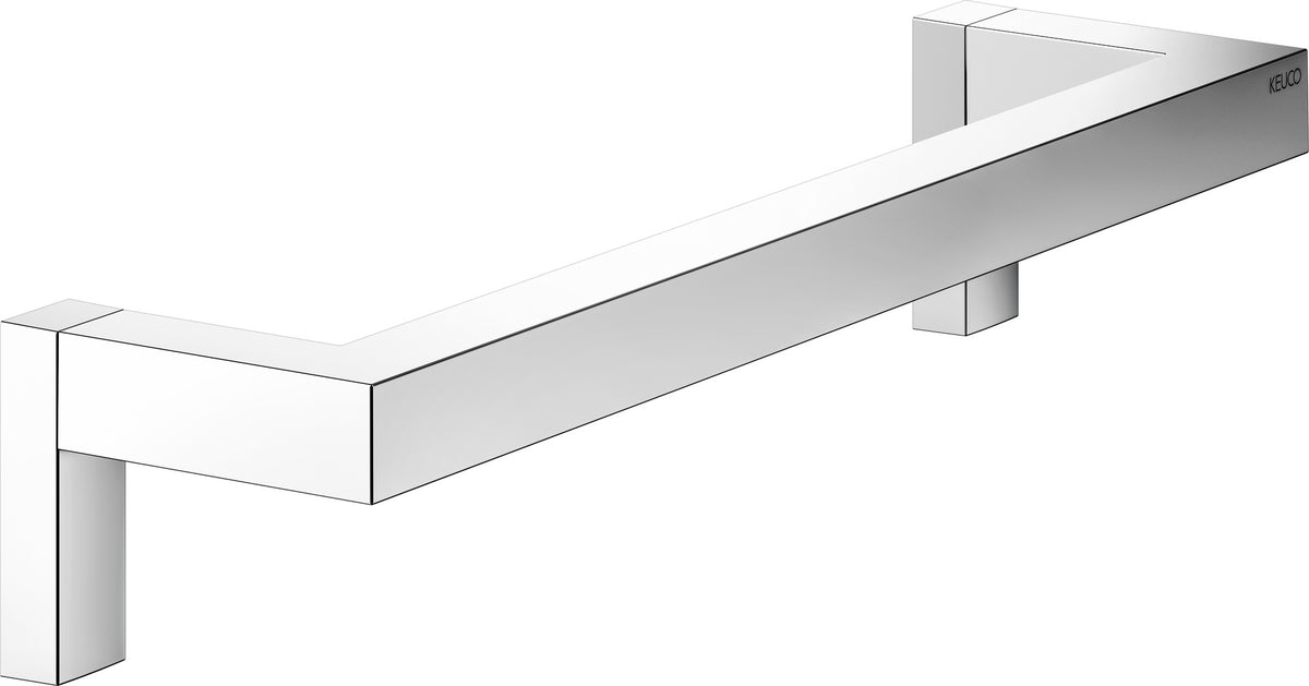 KEUCO Haltegriff Edition 90 Square 320 mm verchromt – Wandmontage, Belastbarkeit 115 kg