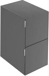 KEUCO Edition 11 Art Sideboard 400 mm mit 2 Auszügen und Beleuchtung – Weiß / Glas Weiß