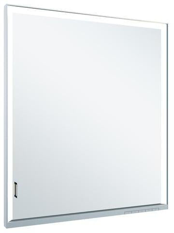 KEUCO Royal Lumos Spiegelschrank 650 mm, Wandeinbau, Anschlag rechts, silber-eloxiert