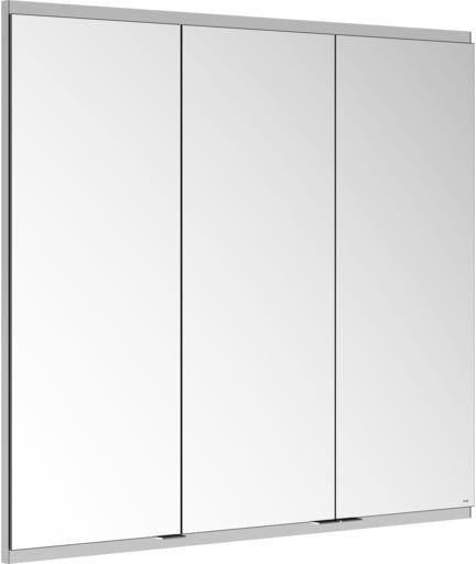 KEUCO Royal Modular 2.0 Spiegelschrank, 3 Türen, Wandeinbau, silber-eloxiert, 1050 mm