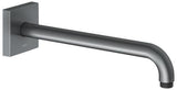 KEUCO Brausearm Edition 300, Wandanschluss, 300 mm, verchromt – Eckige Form, Metall