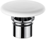 KEUCO Ventilabdeckung CLOU weiß 80 mm für Ab- und Überlaufgarnitur mit CleanPlus