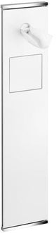 KEUCO Plan Integral WC-Modul 2 links angeschlagen, verchromt/Aluminium, mit Hygienebeutelspender