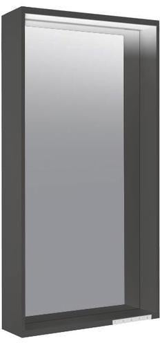 KEUCO X-Line Lichtspiegel 460x850mm anthrazit – LED, Touch-Sensor, A++