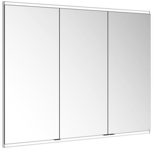 KEUCO Royal Modular 2.0 Spiegelschrank LED beleuchtet 900 mm Wandeinbau silber-eloxiert
