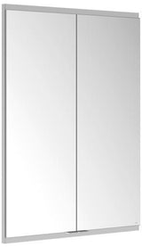 KEUCO Royal Modular 2.0 Spiegelschrank Wandeinbau 600 mm mit Steckdose und USB, silber-eloxiert