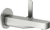 KEUCO IXMO Einhebel-Waschtischmischer Unterputz Wandmontage 187 mm Messing gebürstet