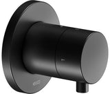 KEUCO IXMO Comfort 2-Wege Ab- und Umstellventil Unterputz, rund, schwarz matt
