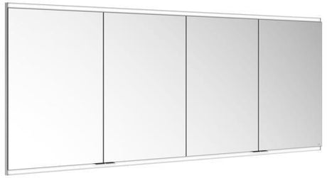 KEUCO Royal Modular 2.0 Spiegelschrank, beleuchtet, Wandeinbau, 1900 mm, silber-eloxiert