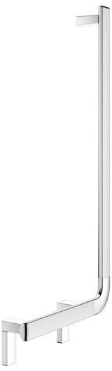 KEUCO AXESS Winkelgriff 90° rechts 400x800 mm silber-eloxiert – Barrierefreier Haltegriff