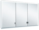 KEUCO Royal Lumos Spiegelschrank 1200 mm mit Spiegelheizung, silber-eloxiert, Ablagefach