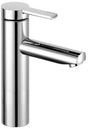 KEUCO Plan blue Einhand-Waschtischmischer 130 Aluminium-finish, ohne Zugstangen-Ablaufgarnitur