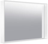 KEUCO X-Line Kristallspiegel 460x850 mm anthrazit – Rahmenloser Wandspiegel ohne Beleuchtung