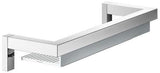KEUCO Duschablage Edition 90 Square mit Glasabzieher, verchromt/Aluminium, 360 mm