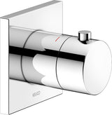 KEUCO IXMO Thermostatarmatur Unterputz rund verchromt – mit Sicherheitssperre bei 38 °C
